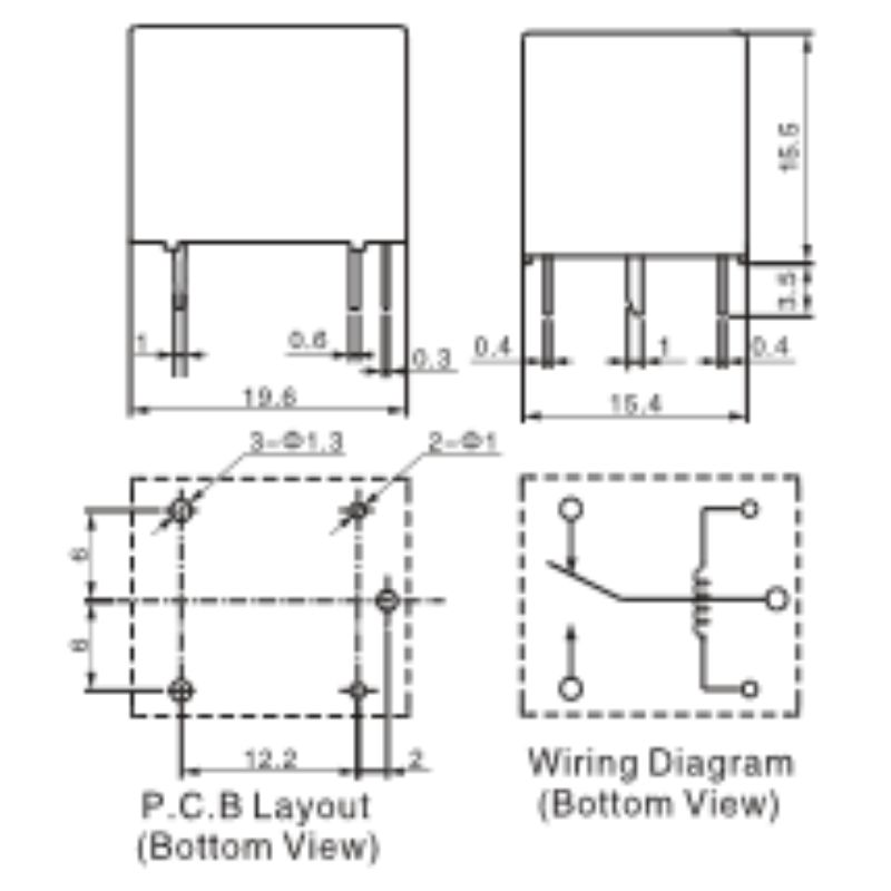 RELAY DC 5V 5886